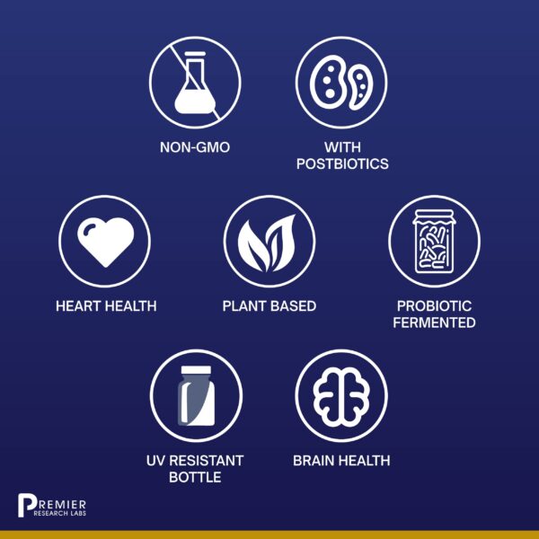 Detalle del frasco de Resveratrol líquido Premier Labs