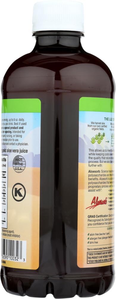 Detalle gel Aloe Vera líquido Lily of the Desert