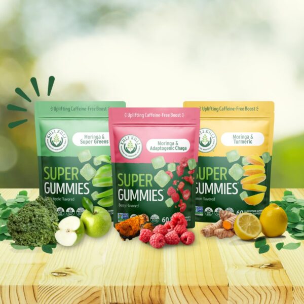 Detalle de las gominolas Kuli Kuli con moringa