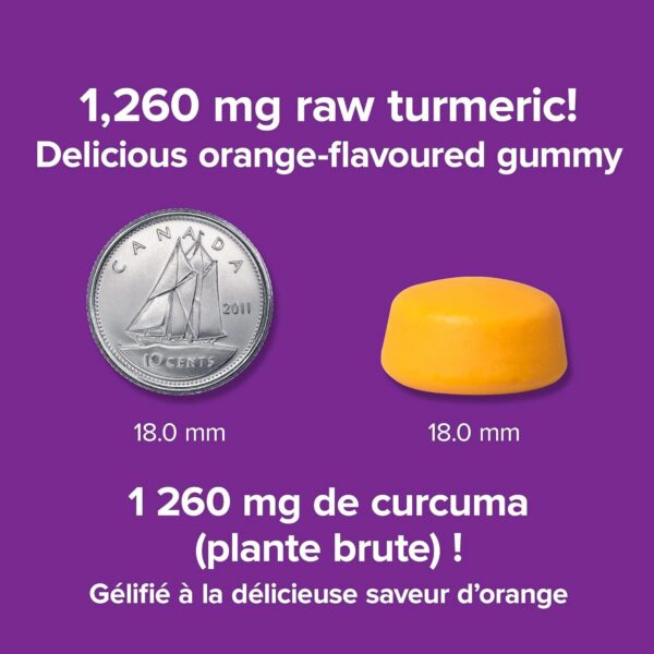 Detalle gominolas Webber Naturals curcumina y cúrcuma