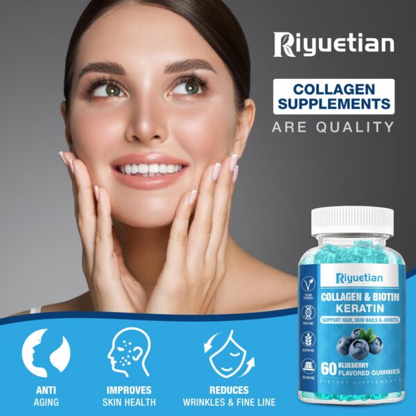 Detalle gomitas biotina colágeno para adultos