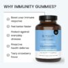 Detalle gomitas diarías para apoyo inmunológico y bienestar
