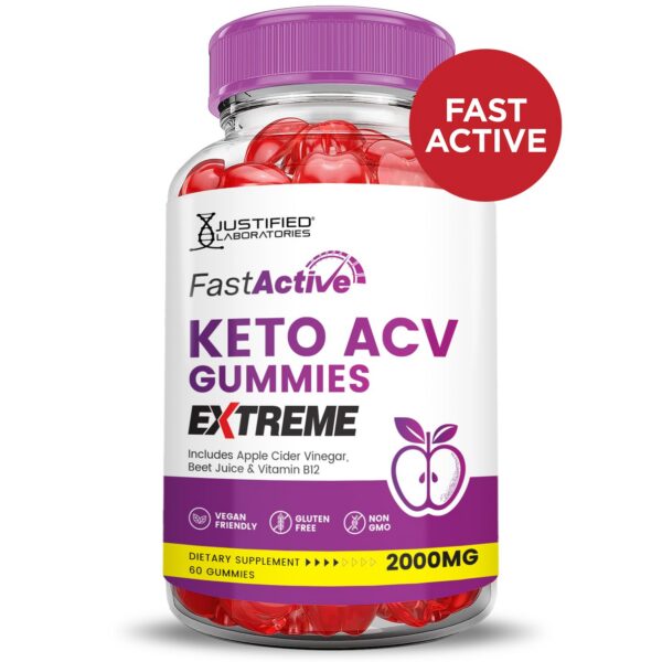 Detalle gomitas Fast Active Keto ACV Extreme