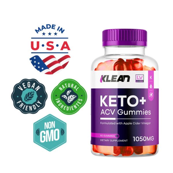 Detalle de gomitas KetoKlean para control de peso