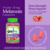 detalle gomitas melatonina 10 mg VitaJoy sabor fresa