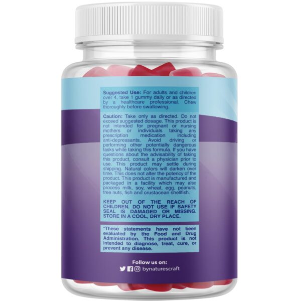 Version 1.0.0 Detalle gomitas de melatonina para niños Natures Craft