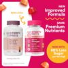 Detalle de gomitas multivitamínicas SmartyPants para mujer sabor fruta