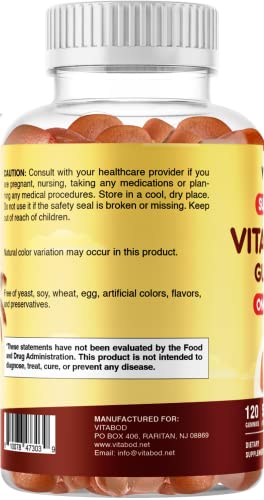 Detalle gomitas Vitabod vitamina D3 para masticar fácil