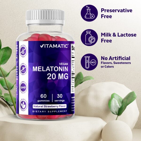 Suplemento de melatonina en gomitas Vitamatic