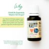 Detalle gotas Vitamina K2 orgánica para bebés ChildLife Essentials