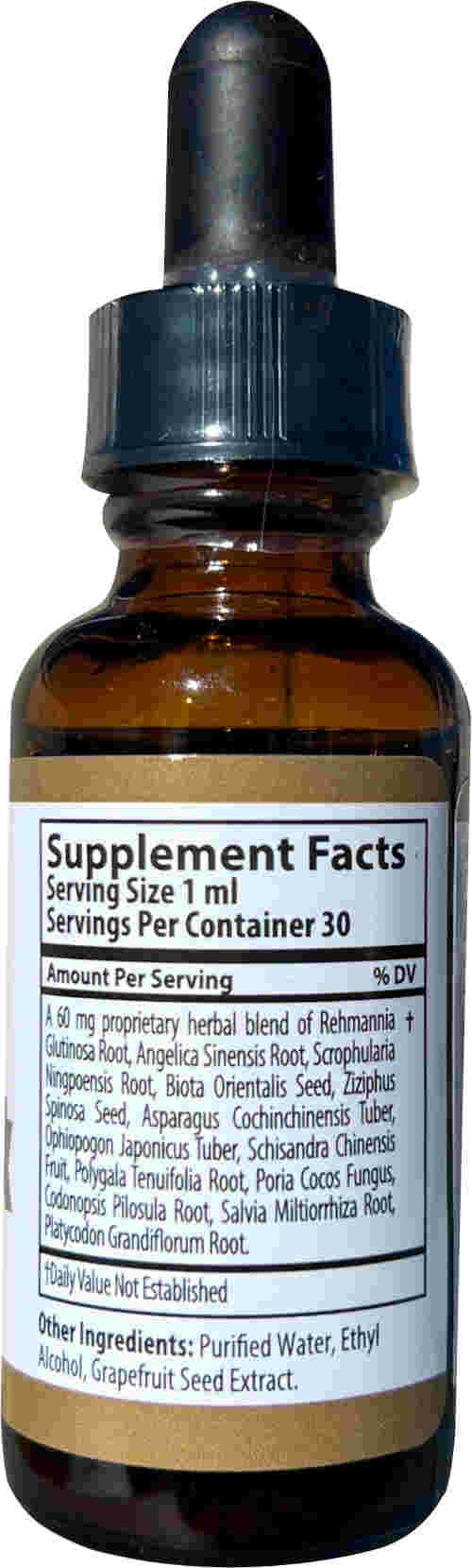 detalle gotero Wisdom of the Ages IRF relajación natural