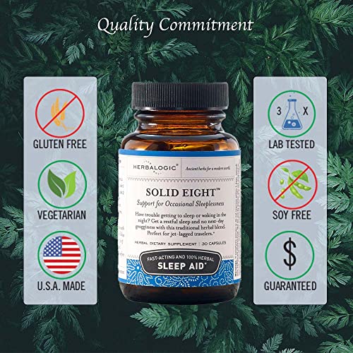 Detalle de Herbalogic Solid Eight suplemento para sudores nocturnos