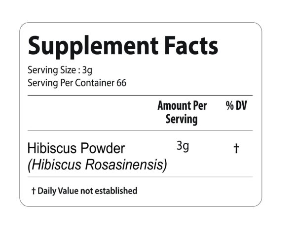 Detalle de hierba en polvo de hibisco bixa