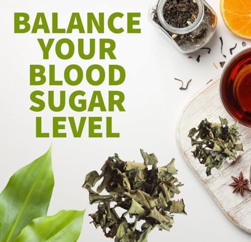 Detalle hojas orgánicas insulina Healthy supplements producto herbal