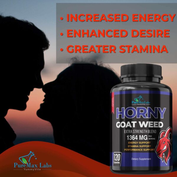 Detalle información suplemento YUMMYVITE Horny Goat Weed