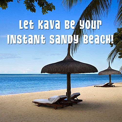 Detalle ingredientes bebida kava instantánea sabor banana vainilla