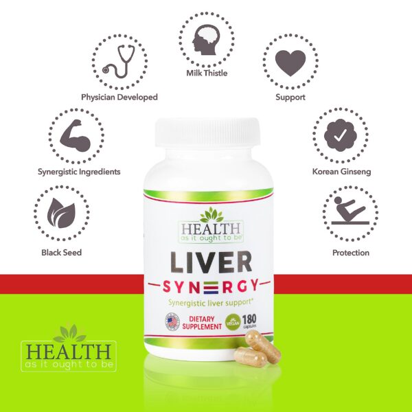 Detalle ingredientes cápsulas Liver Syn3rgy soporte hígado
