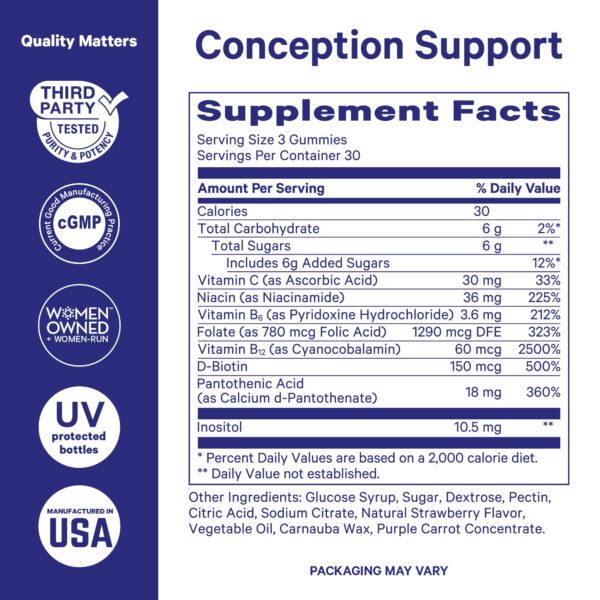 Detalle de ingredientes en etiqueta