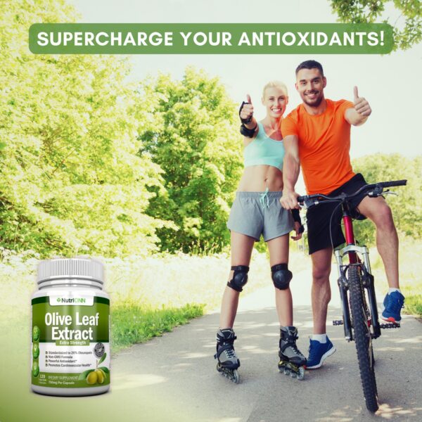 Detalle ingredientes extracto hoja olivo NutriONN 750 mg