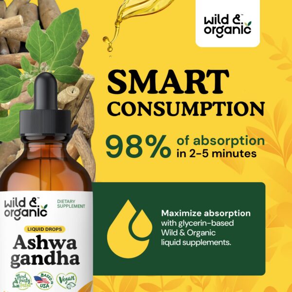 Detalle ingredientes gotas Wild & Organic Ashwagandha
