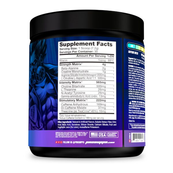 Detalle de ingredientes Hyde Signature