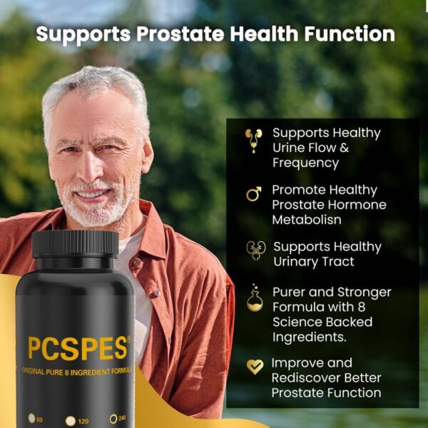 Detalle ingredientes naturales PCSPES para salud prostática