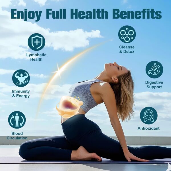 Detalle ingredientes naturales suplementarios Totaria linfático