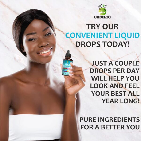 Detalle ingredientes naturales suplemento Undelio defensa pulmonar