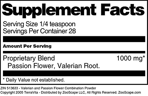 Detalle ingredientes polvo relajante TerraVita