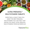 Tabletas vegetarianas Natures Plus Ultra prenatal 180 unidades