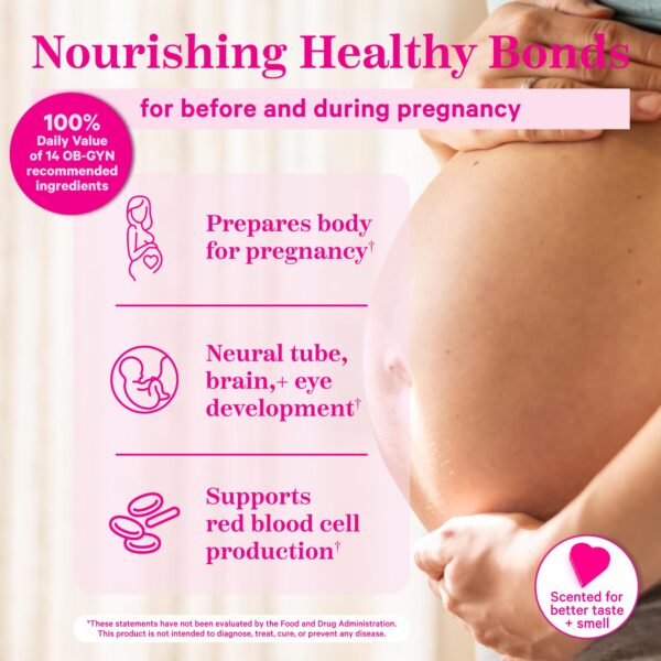 Version 1.0.0 Detalle valoración ingredientes vitaminas prenatales Pink Stork