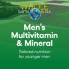 Detalle Natural Factors Whole Earth & Sea multivitamínico para hombre
