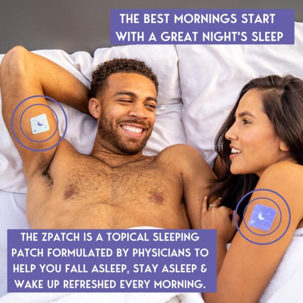 Detalle parche para dormir Klova ingredientes naturales melatonina