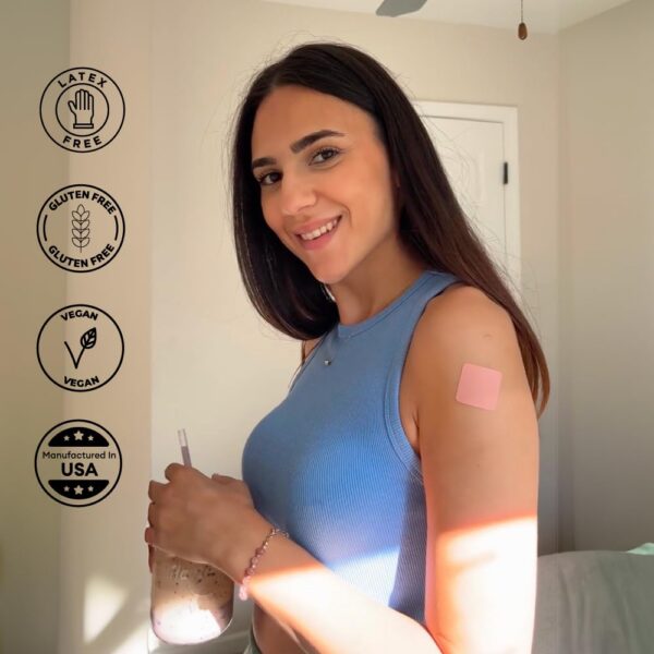 Detalle de parches VitaPatch vitamina B12 energía