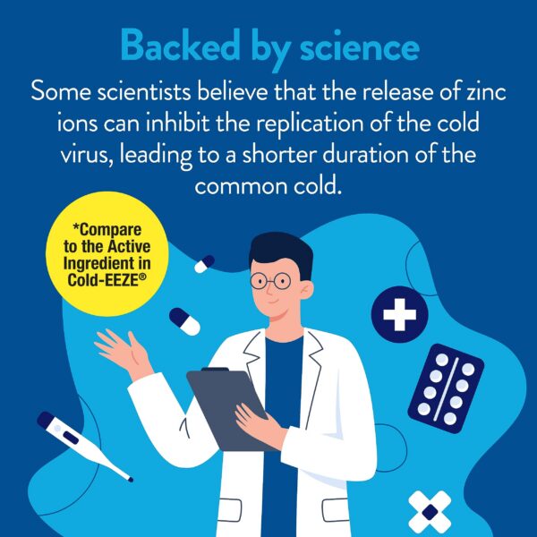 Detalle pastillas zinc cereza para resfriado Healthy Living