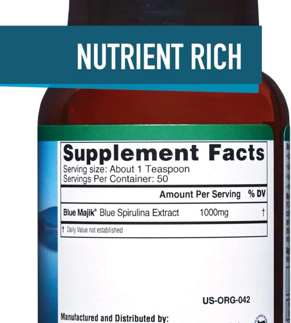 Detalle de polvo Blue Majik E3LIVE color marrón orgánico