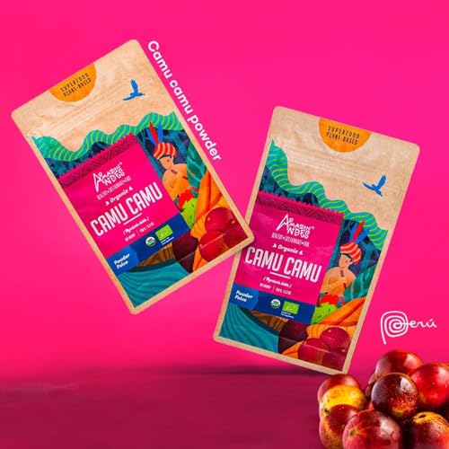 Detalle polvo Camu Camu Amazon Andes en cucharita