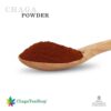 Detalle de polvo de Chaga siberiano para consumo natural