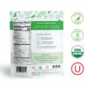 Detalle polvo chlorella orgánico Organic Traditions superalimento