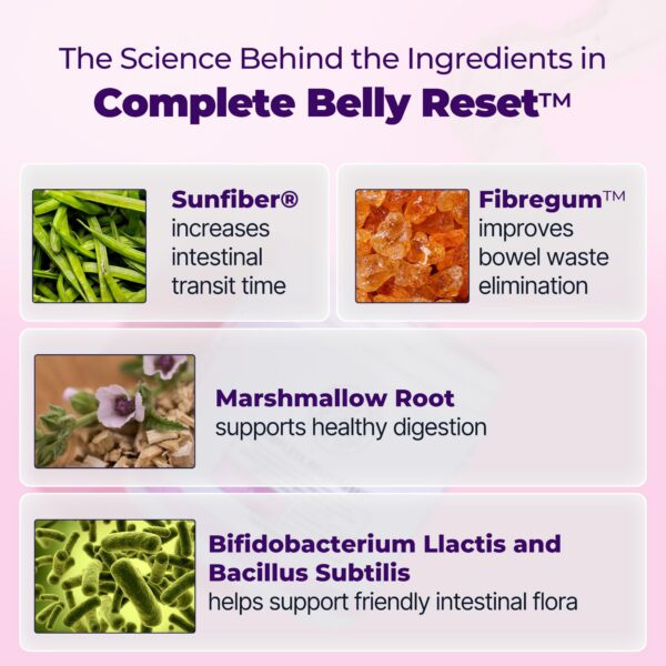 Detalle del polvo digestivo Complete Belly Reset Happy Mammoth