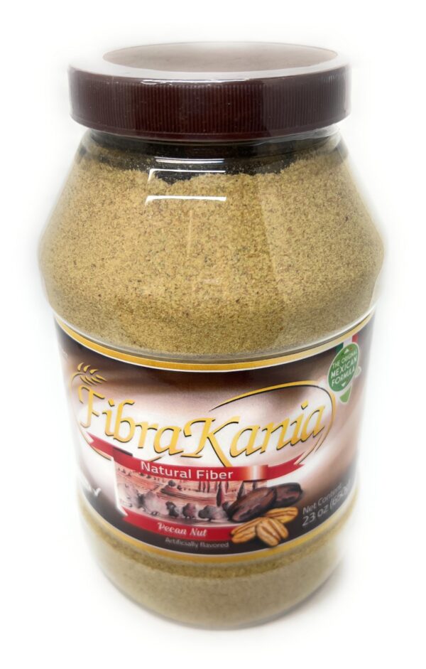 Detalle polvo fibra Fibra Kania con ingredientes naturales