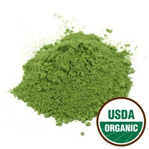 Detalle polvo hoja ortiga organico Starwest Botanicals 1lb bolsa