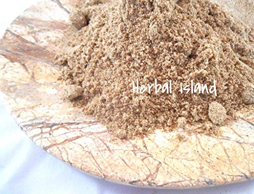 Detalle polvo semillas cardo mariano Herbal Island 2 lb