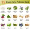 Ascuoli mezcla orgánica prebióticos y probióticos para salud