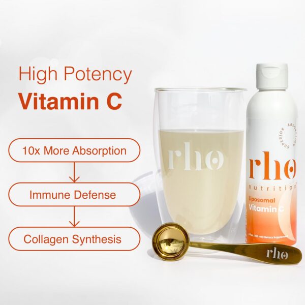 Detalle sabor natural naranja vitamina c liposomal Rho Nutrition