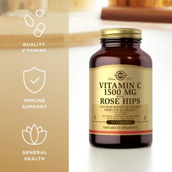 Detalle Solgar vitamina c rosa mosqueta