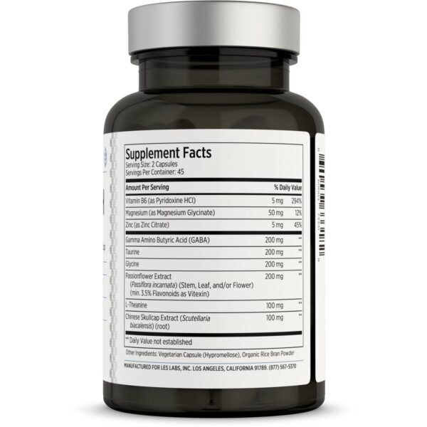 detalle suplemento gaba relajante les labs envase