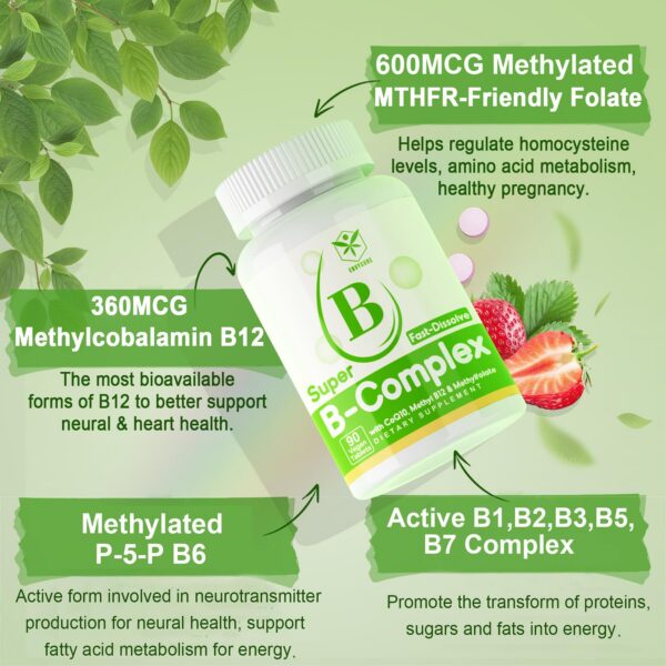 Detalle tableta Vitaminas B Complejo Sin Azúcar