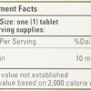 Detalle de tabletas Bio Nutrition Melatonina 10 mg para descanso