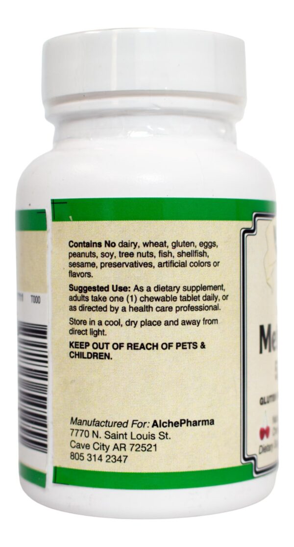 Detalle tabletas masticables vitamina b12 metilcobalamina